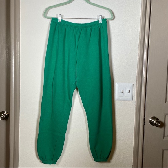 Vintage Green Pannill Sweatpants by Hanes – Size L – Made in USA - Picture 2 of 4